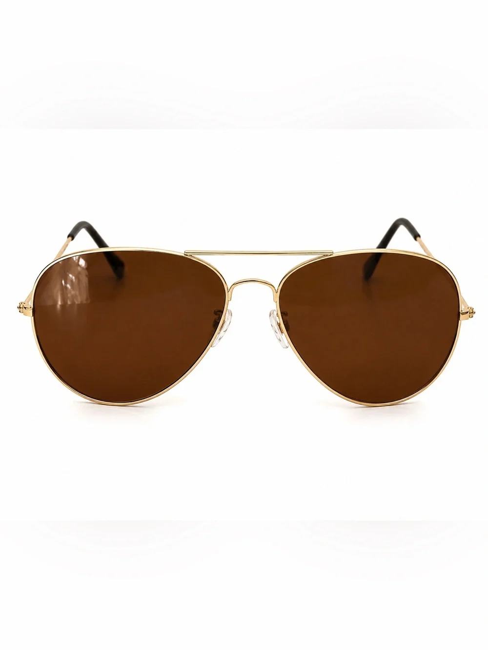 ✨FREE PEOPLE Rare Retro Brown Aviators Gold Frame NWOT
